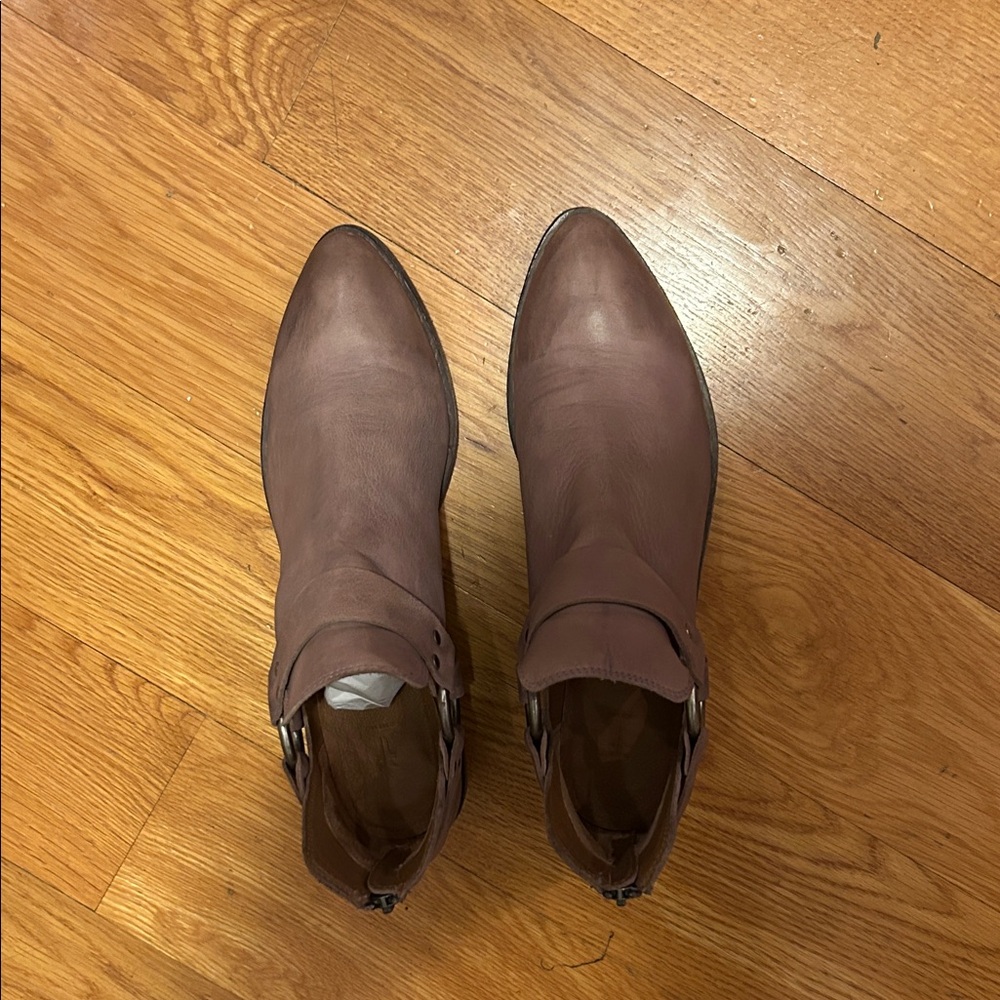 Frye Dusty Rose Cut-Out Ankle Boots - Picture 2 of 9